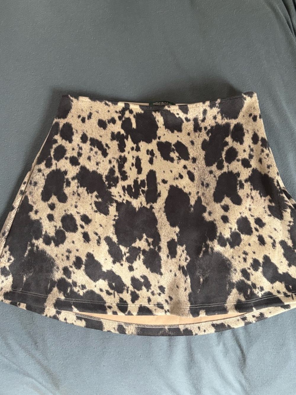 Wild Fable cow print skirt XXS